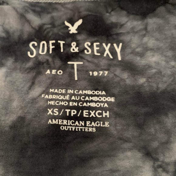 American Eagle Soft and Sexy Tie-dye T-shirt - Picture 4 of 4